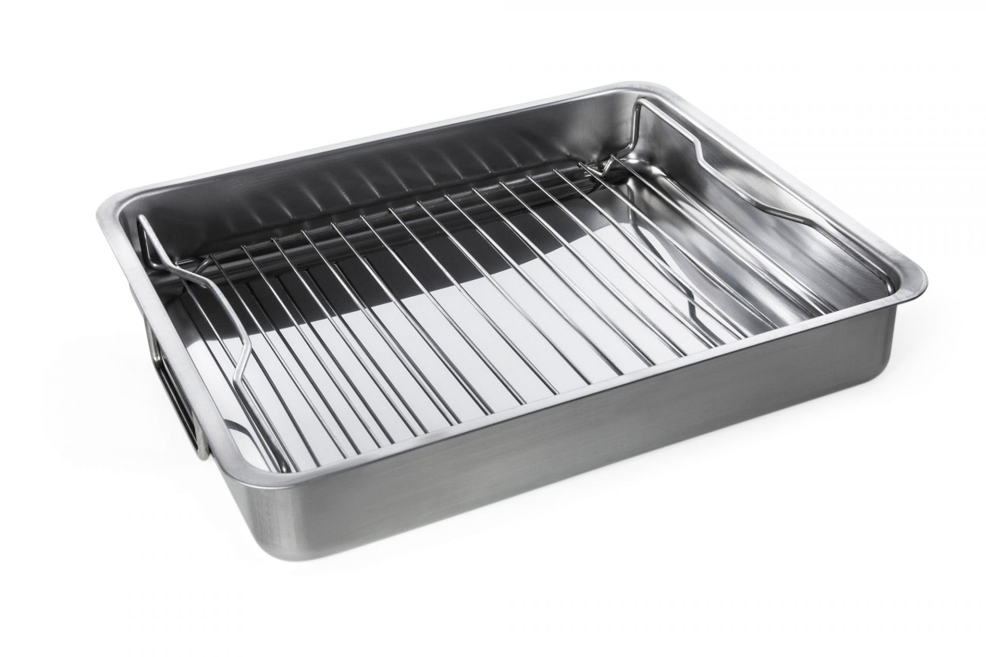 IKEA KONCIS - Roasting tin with Grill Rack, Stainless Steel - 40x32 cm