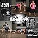 Home Workout Kit Resistance Loop Bands and Exercise Sliders Set with Bonus Jump Rope 2 Gliding Disks Core Sliders 5 Exercise Resistance Bands 1 Metal Bearings Speed Rope E-Book Included