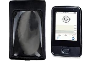 Dexcom Receiver Case Dexcom G5 G6 Holder Pouch with Window and Clip for Blood Glucose Meter Receiver