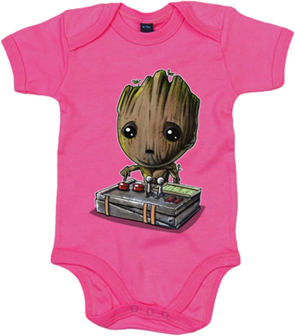 Body Bebe Chibi Kawaii Baby Groot Parodia 6 12 Meses Amarillo Ropa Ropa Especializada