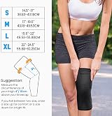 AVIDDA Knee Support Brace 2 Pack — Compression Knee Sleeves for Sports view 2