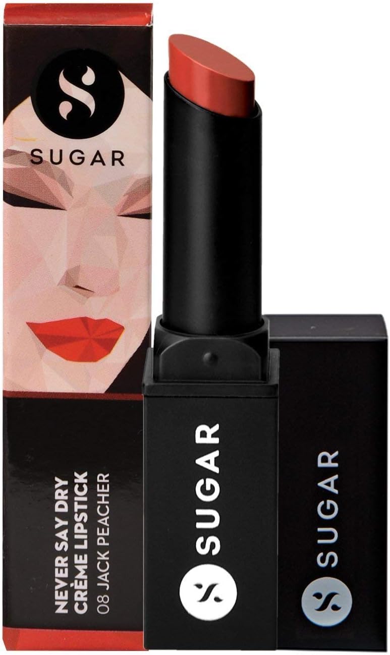 SUGAR Cosmetics 08 Jack Peacher 3.5g Lipstick(Peachy-Apricot Pink)
