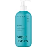 ATTITUDE Face &amp; Body Lotion, Unscented, EWG Verified, 16 Fl Oz | Fragrance Free Lightweight Moisturizer for Dry Skin, Women &amp; Men, Shea &amp; Watercress, 98% Naturally Derived, Vegan
