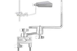 EASTROCK Cowbell Clamp, Multi-Clamp Mounting Bracket for Cowbells, Cymbals, Music Stands, Drum Set Accessories
