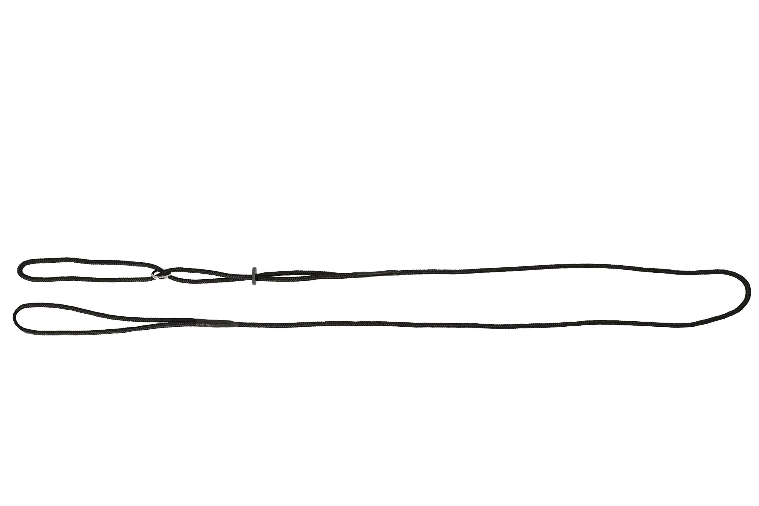 Dingo Thin Show Lead for Dog from Black Cord Comfy Leash for Handler and Dog on the Ring 10458