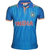 KNK Cricket India Jersey 2024 Fan Supporter T-Shirt Cricket Team Uniform Kids to Adult