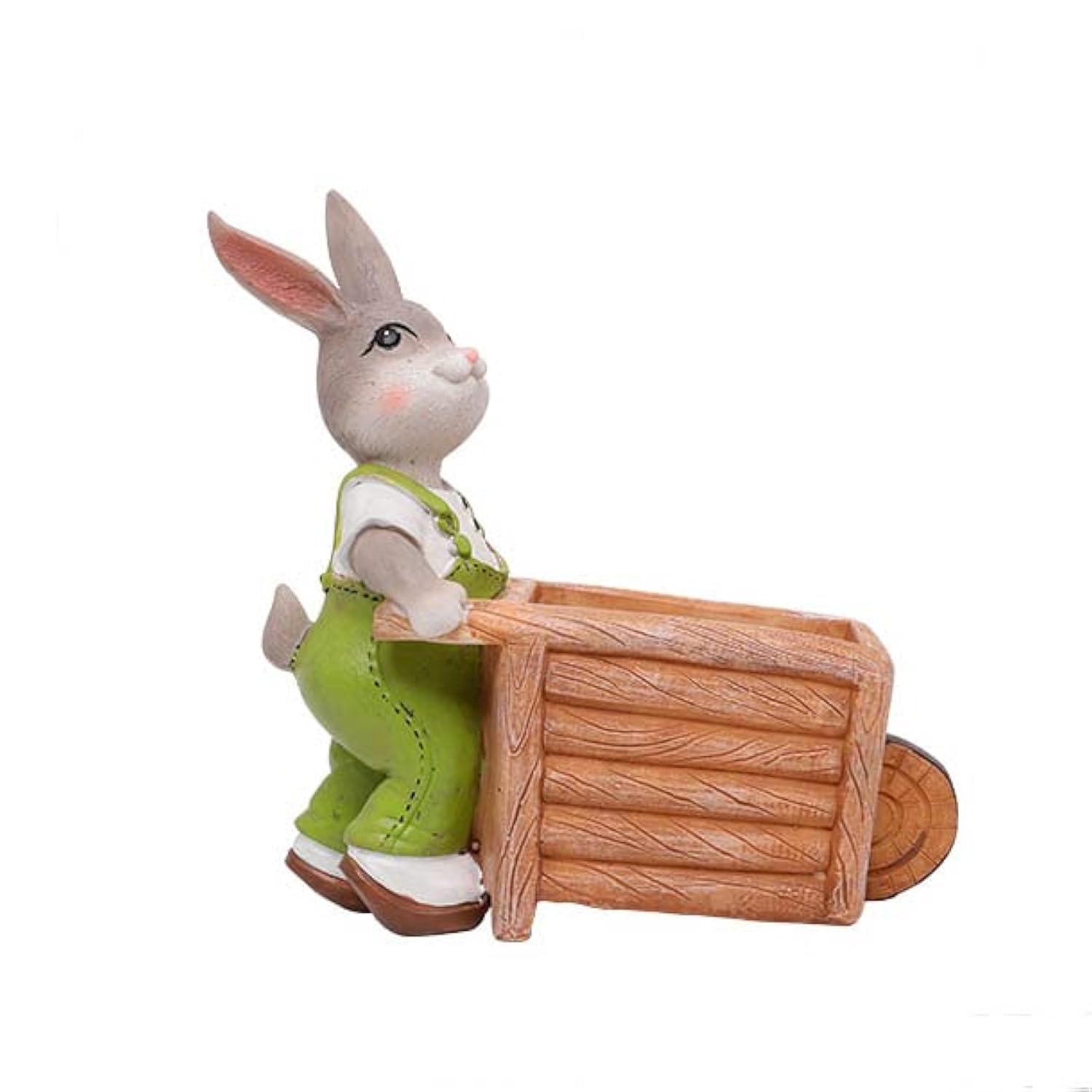 ROOGO Rabbit Design Resin Succulent Planter Cute Mini Planter Pot Succulent Flower Pot Mini Plant Container