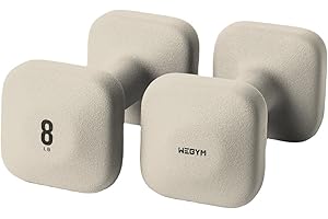 WeGym SafeGrip Dumbbells, Anti-Slip, Anti-Roll, Thick Handles, Free Weights, Square Dumbbells for Secure Workouts at Home, Weightlifting, and Personal Training