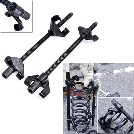 VINGO®Profi Federspanner 2tlg KFZ Montagespanner Set Tuning Tieferlegung Spanner Feders Set UNIVERSAL