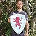 Rampant Lion Valor Medieval Battle Foam Shield