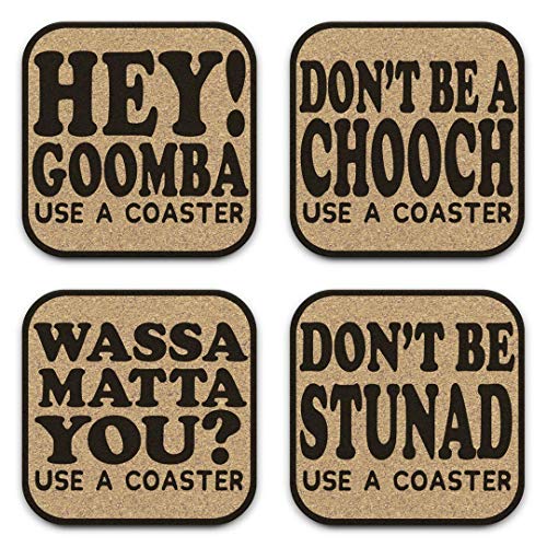 New York Sayings Funny Funny New York Italian Sayings Coaster Set Of 4