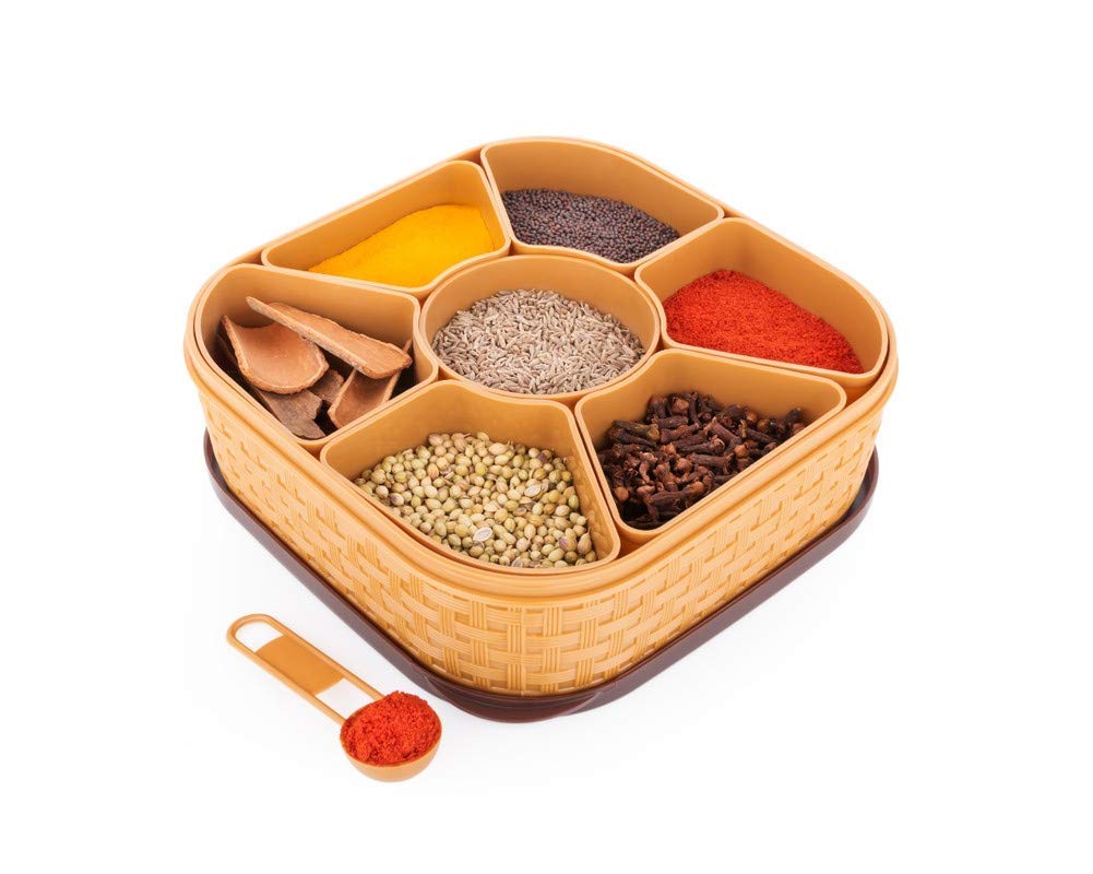 Dream Product Studio Plastic Masala Box for Kitchen Royal,Spice Box for