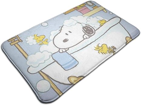 Amazon 屋内エントランスラグスヌーピーはバスルーム キッチンなど50x80 Cmのバスフロアマット靴スクレーパー玄関マットを取っています 玄関 マット オンライン通販