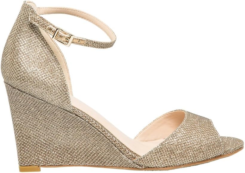 amazon closed toe wedges