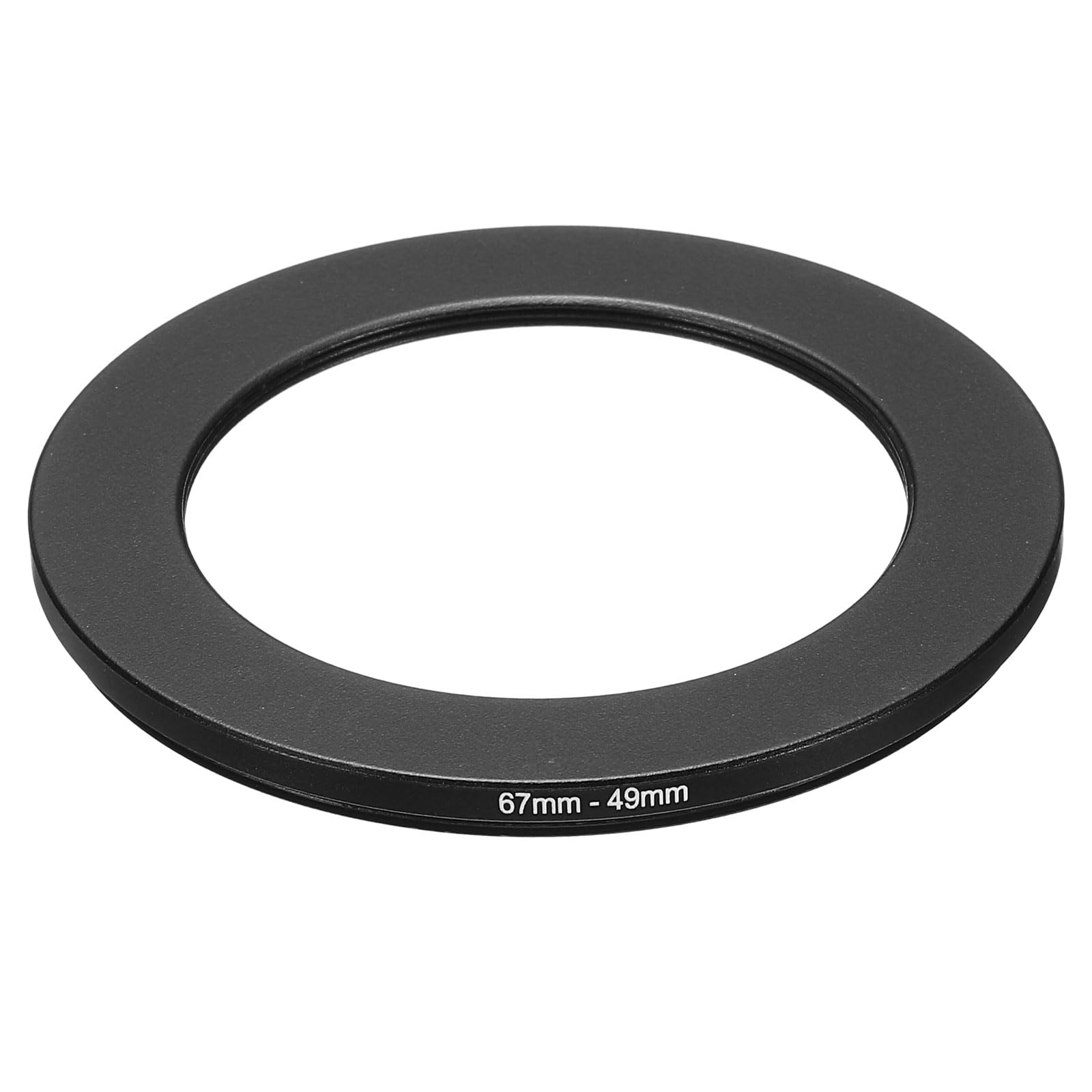PATIKIL 67mm-49mm Metal Step Down Ring, Camera Lens Filter Adapter Ring Aluminum Filter Adapter Ring for Camera Lenses Hood, Black