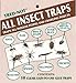 10 Pk Millipede, Centipede, Sow Bug, Pill Bug, All INSECT STICKY TRAP