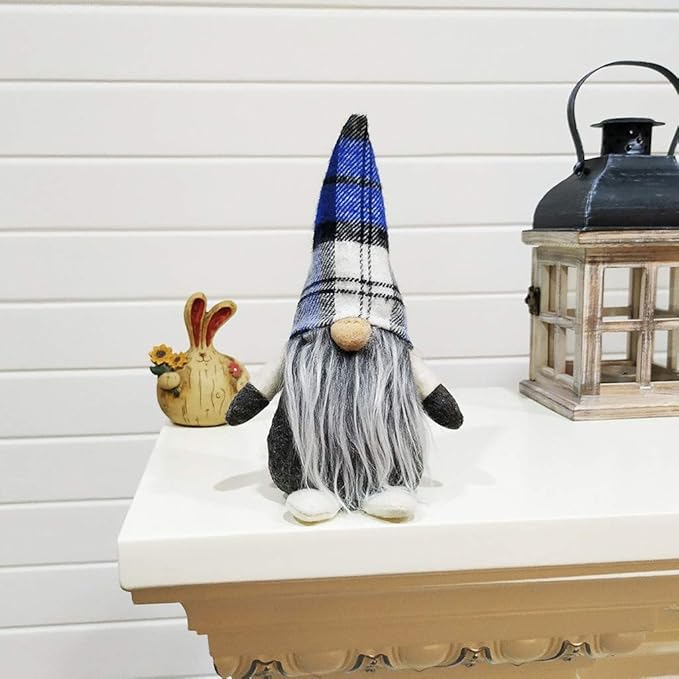 Nordic Nisse Sockerbit Elf Dwarf Home Household Ornaments Nordic Figurine Doll Christmas Decorations Gift Present Handmade