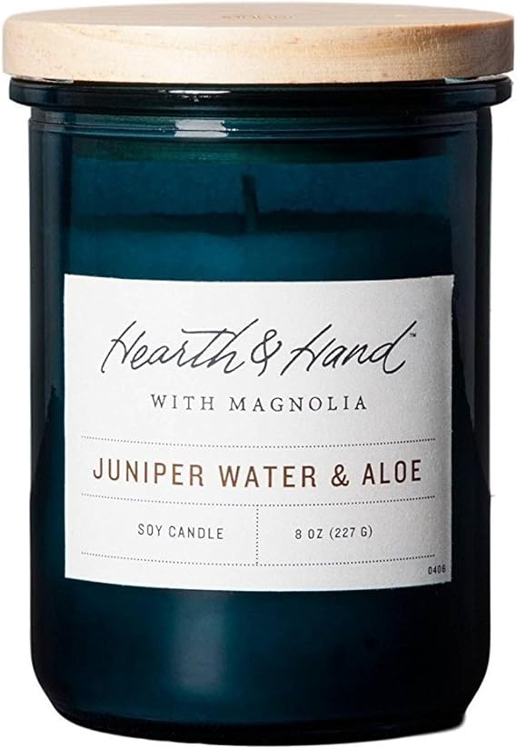 Hearth and Hand Magnolia Lidded Jar Container Candle 8oz