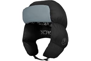 Botack Duck Down Mens Trapper Hat, Winter Warm Waterproof Ear Flap Down Hat for Hunting Camping Motorcycling