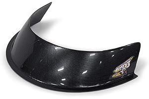 BRYKE RACING MD3 Composite Hood Scoop Air Deflector 3" Carbon Fiber Look