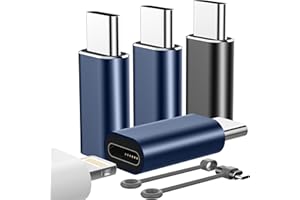 DUMSUD 4 Pack for Lightning Female to USB C Male Charging Adapter,Type C Charger Connector Support 27W PD Fast Charger,Data Transfer for iPhone 15/15 ProMax/15 Pro/15 Plus,for Samsung,i-pad,NOT for Audio/OTG