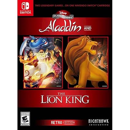 aladdin lion king switch retro edition