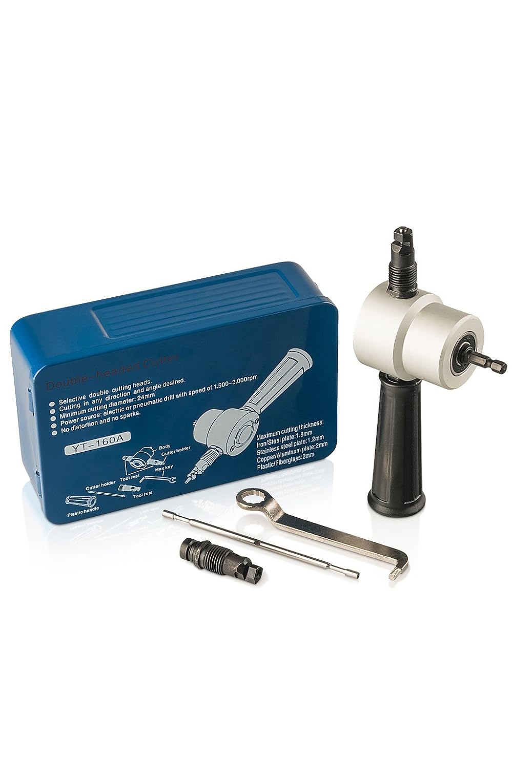 Best domom zipbite – nibbler cutter drill attachment double head metal sheet