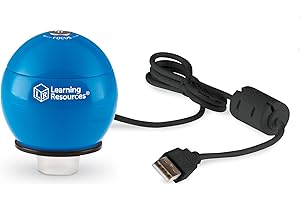 Learning Resources Zoomy 2.0 Handheld Digital Microscope, Blue