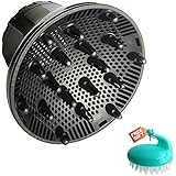 Universal Hair Diffuser, Hair Dryer Diffuser Attachment for Curly and Natural Wavy Hair, Professional Blow Dryer Diffuser, Ad