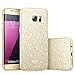 Samsung Galaxy S7 Edge Case, ESR Luxury Glitter Sparkle Bling Designer Case [Slim Fit, Hard Back Cover] Shinning Fashion Style for Samsung Galaxy S7 Edge Case (Champagne Gold)