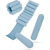 Bangles Wrist &amp; Ankle Weights 2 Pound Pair and Bala Bars Dumbbell Set 2 | Home Workout Equipment Bundle, Gift Set, Strength Training &amp; Toning