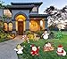 DAEGOD Christmas Outdoor Yard Signs Decorations -Xmas Holiday Winter Wonderland Yard Sign Outdoor Lawn Yard Decorations(Large 8 pcs)