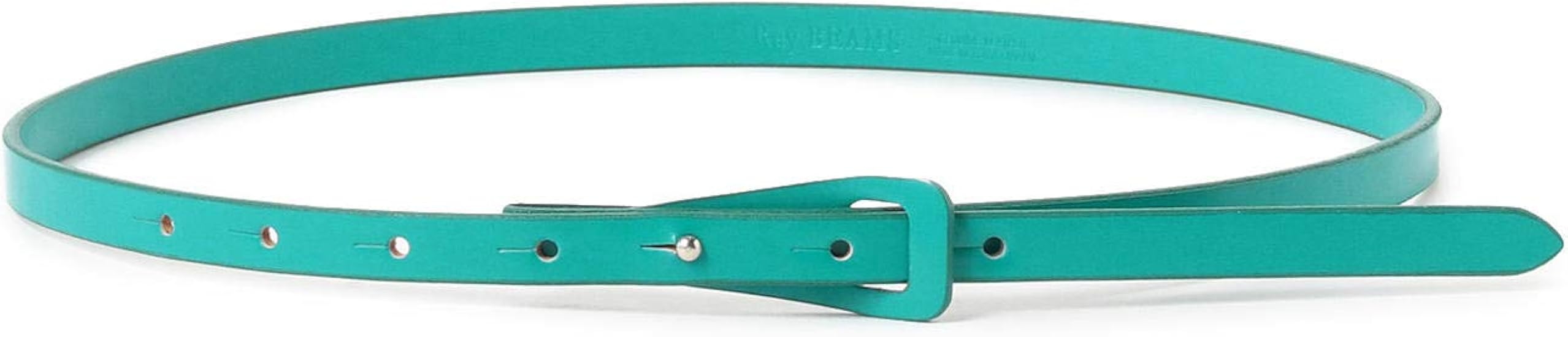 Amazon レイビームス Ray Beams レザ ベルト ガラスレザー ベルト レディース Lt Blue One Size ベルト 通販