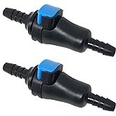 Mazama Quick Connect 2-Pack for Popular Hydration Bladders, Reservoirs. Fits 1/4" Inner Dimension Tubing