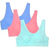Fruit of The Loom Girls Seamless Stretch Sports Bra