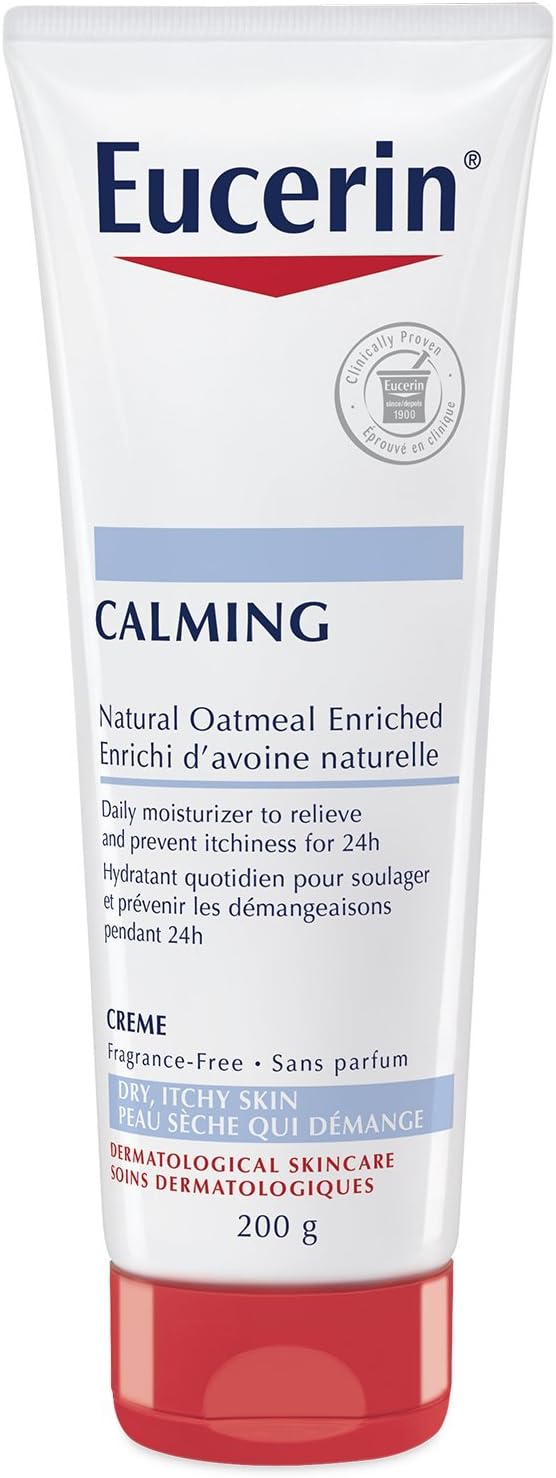 EUCERIN Calming Daily Moisturizing Cream for Dry Itchy Skin, 200 g