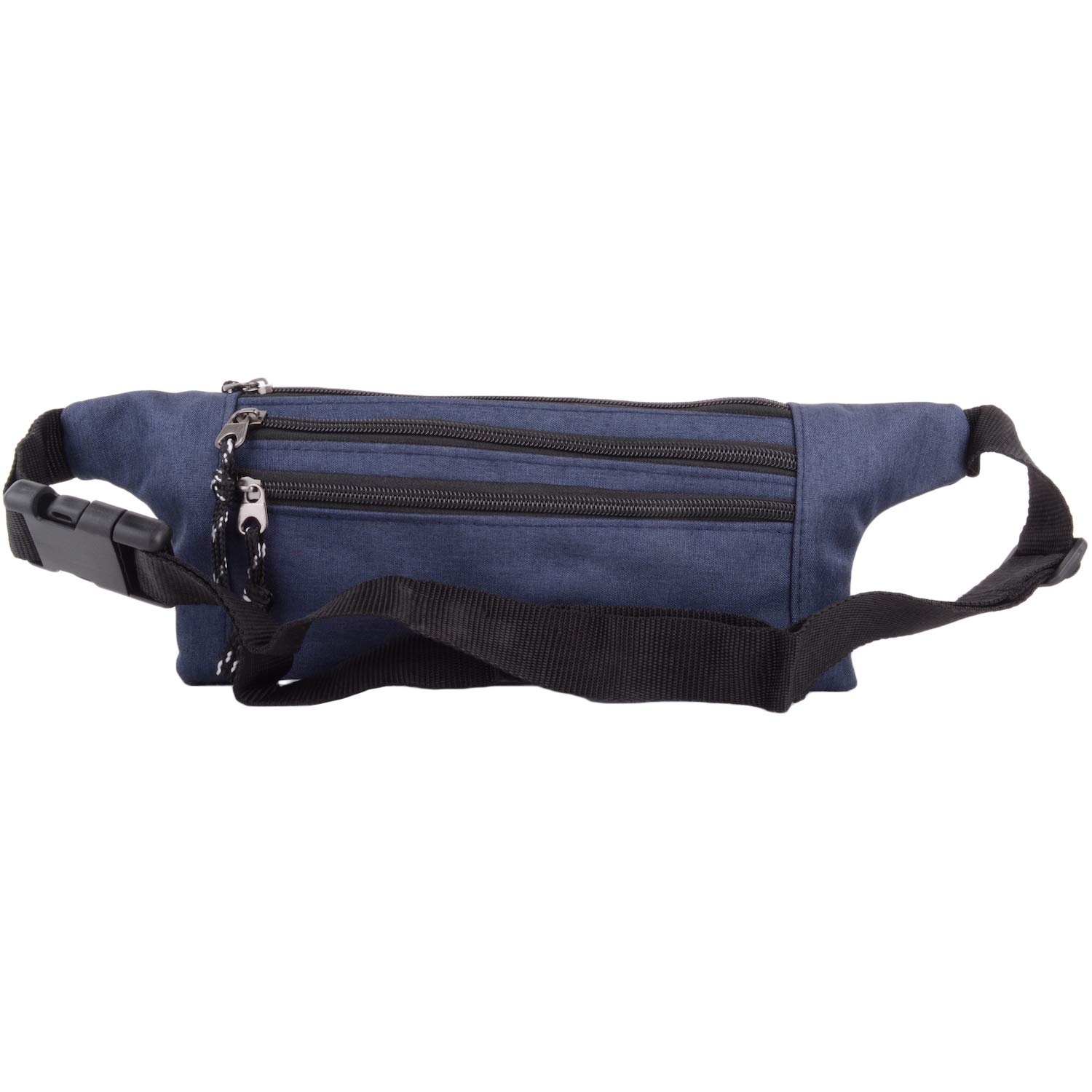 Valita Mens/Womens Travel Holiday Market Bum Bag Waist Bag Mulitple Pockets - Navy
