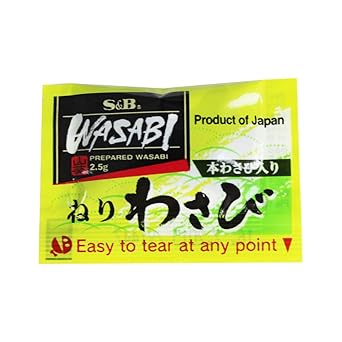 Wasabi Tütchen - Perfekt für Sushi, 10er Pack á 2,5g [als 10er und 500er Packung erhältlich]