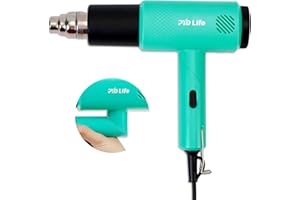 PYD Life Heat Blower Gun for Sublimation Blanks Shrink Wrap Film 110V Hot Air Gun for Shrink Wrap Temperature Control with 2-Temp Settings