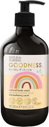 Baylis & Harding Goodness Kids Strawberry Swirl Body Wash 500 ml Pack of 3 view 2