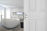 Designer Levers Victorian Straight Lever Door Handles Polished Chrome 1 Pair view 4