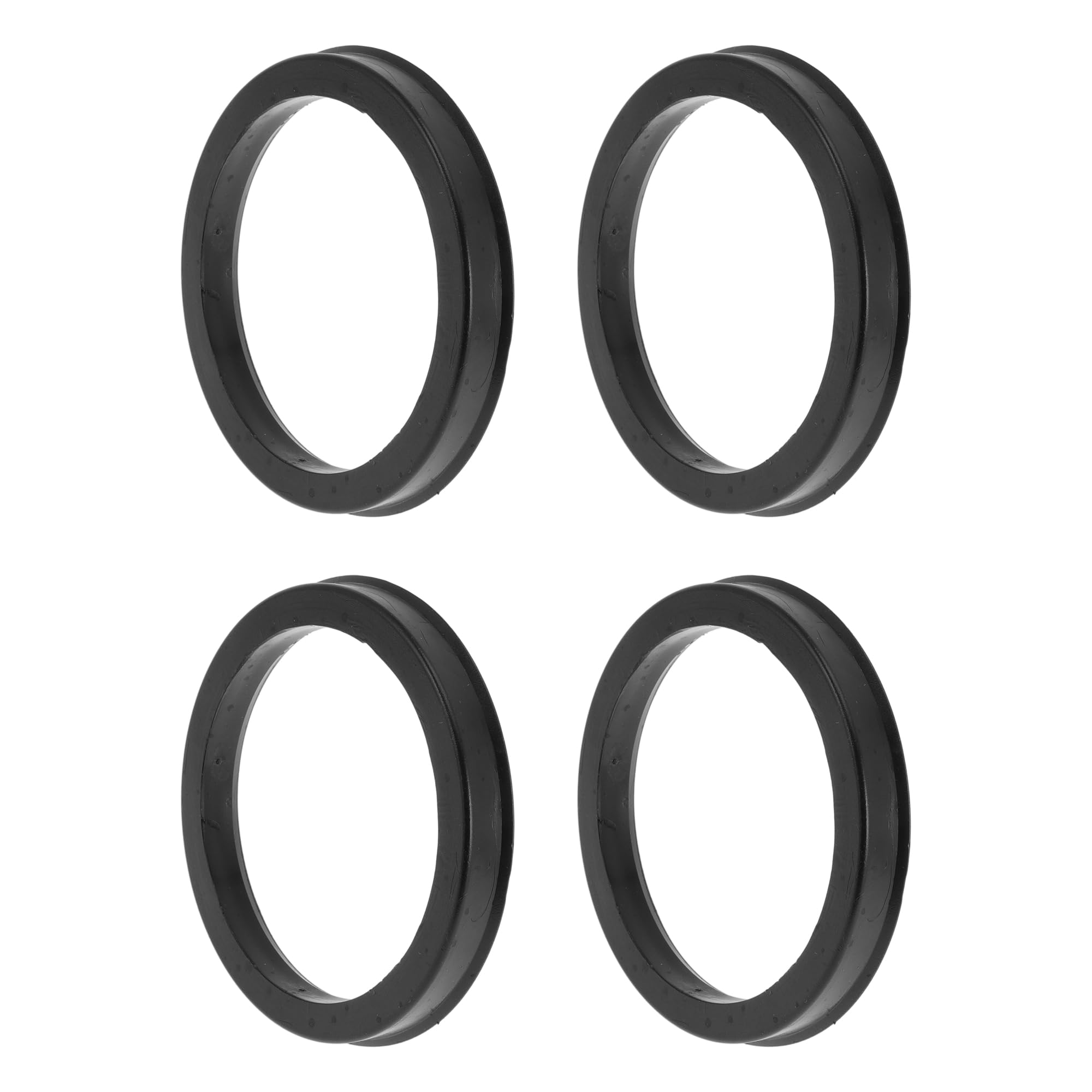 Photo 1 of INFINAUTO 87.1mm to 70.6mm Car Wheel Hub Centric Rings Black Polycarbonate Wheels Center Shaft Shock Absorbing Hubrings 4 Pcs