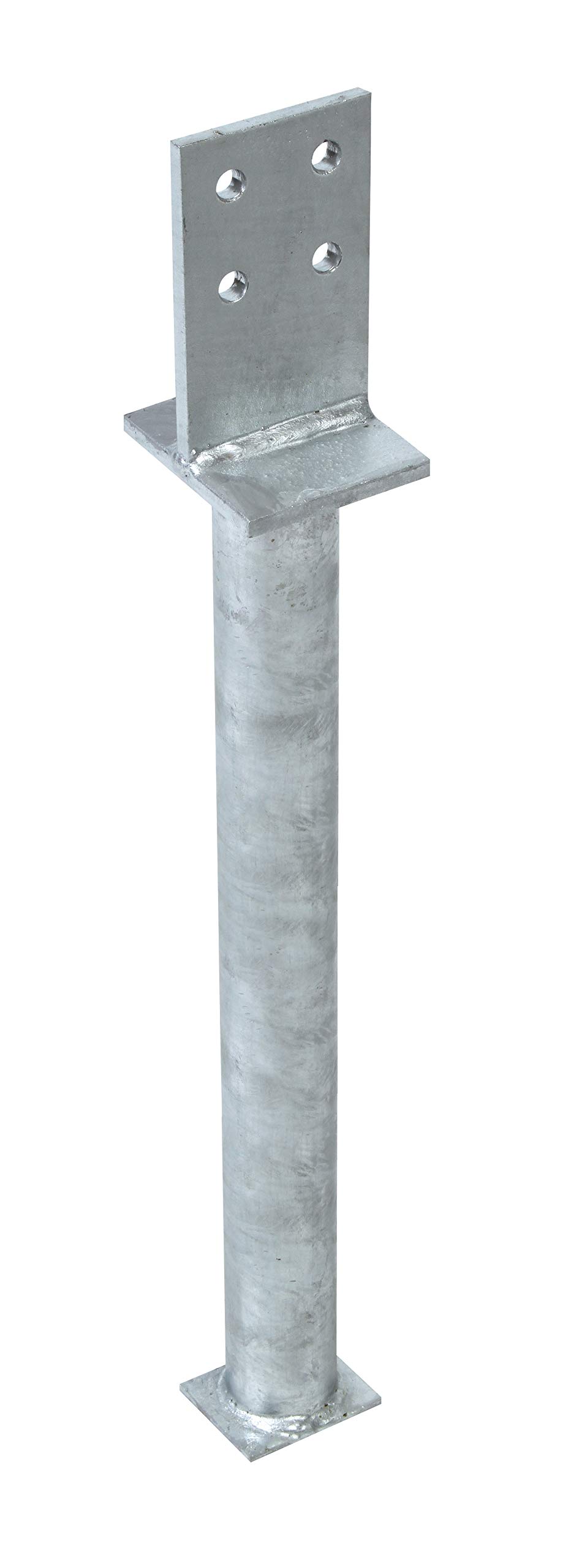 GAH-Alberts 212681 GAH T Post Support 130 x 500 x 80 x 90 mm Raw Steel with Bridge for Embedding in Concrete