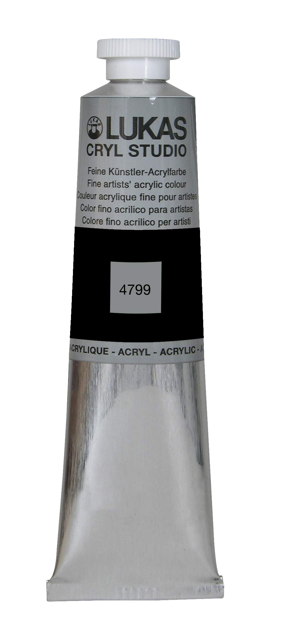 LUKAS Cryl Studio 75ml Premium Quality Acrylic Paint Iron Oxide Black Beige