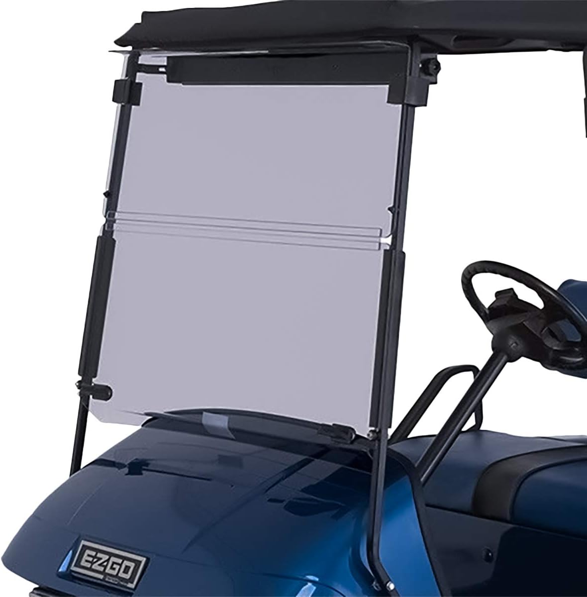 Tinted Foldable Windshield Compatible with EZGO TXT