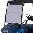 Tinted Foldable Windshield Compatible with EZGO TXT Medalist Golf Carts 1995 & Up