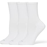 HUE Women's Air Cushion Crew Socks (3-Pack)