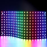 Scrolling LED Sign Programmable Flexible Panel, Cuttable 24V LB1924 (WS2811) RGB IC Individually Addressable Sheet Light Black Board for Backlighting and LED Advertising Sign (IP20, Black PCB)