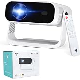 ZDK Smart Projector with WiFi &amp; Bluetooth: Android 14 OS 210 ANSI, Built-in Streaming Apps &amp; AirPlay/Miracast, Indoor Home Theater