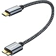 SUNGUY 10Gbps Micro B to USB C Hard Drive Cable 1FT, USB 3.1 USB C to Micro B, High-Speed External Hard Drive USB C Cable for